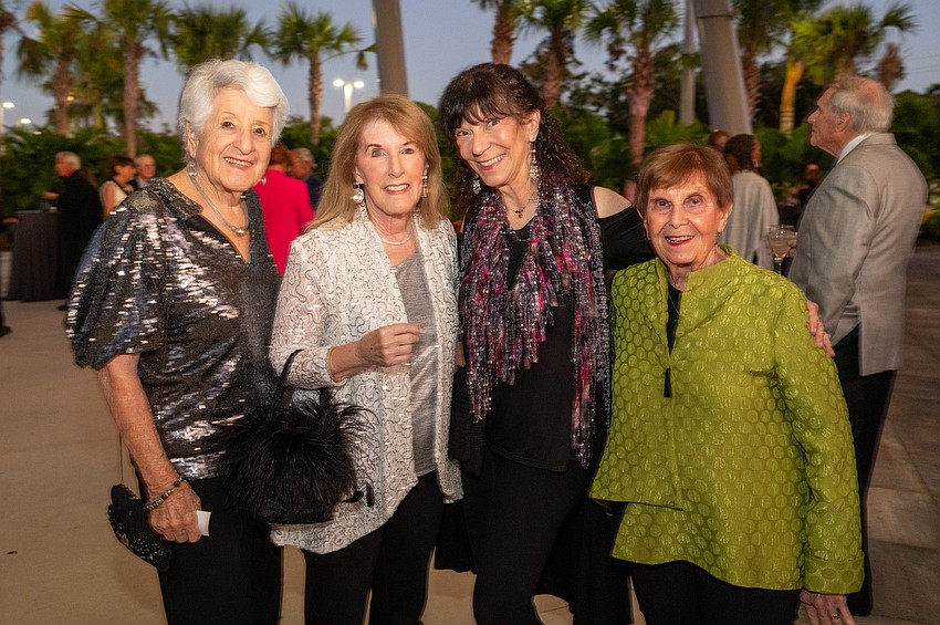 Hedria Saltzman, Lois Lucek, Carolyn Michel and Nancy Roucher