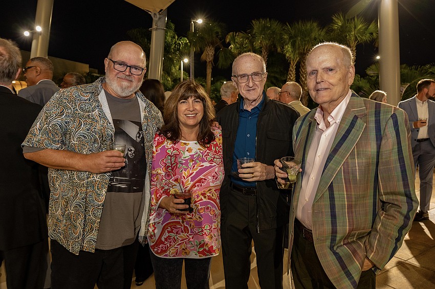 Ed and Beth Graves, Steve Rubin and Ed Town