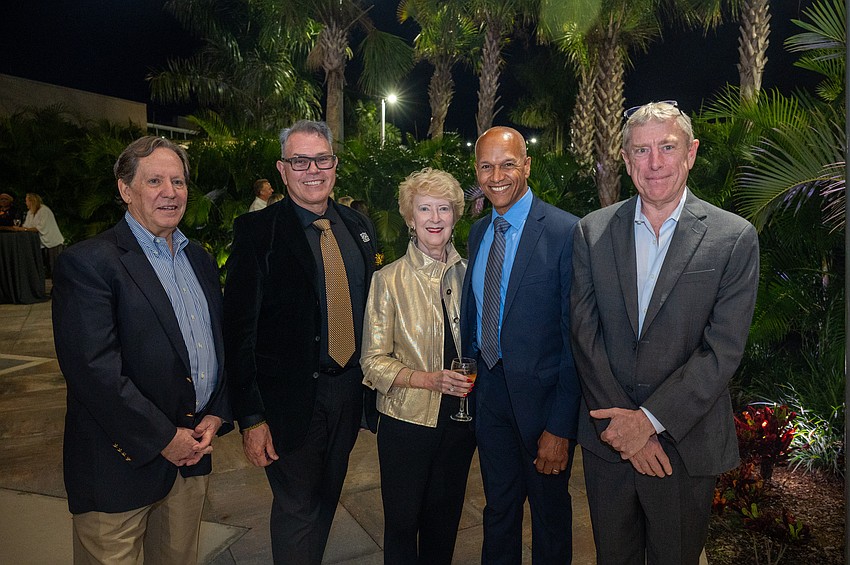 Michael Shelton, Eric Vanbaars, Christine Jennings, Jim Weaver and Frank Brunckhorst