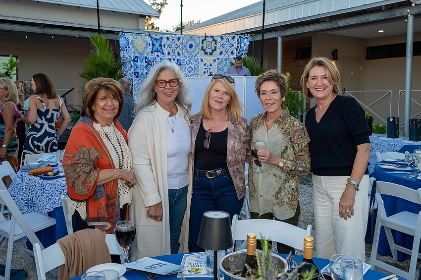 Janis Cohen, Ellen Calamos, Mary Stanley, Charlotte Bimba and Leslie Rinaudo