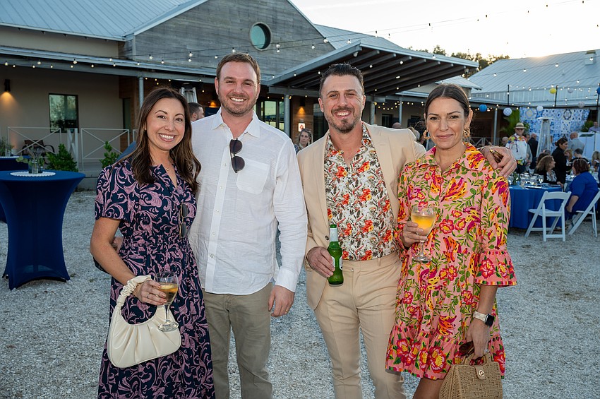 Albany and Eric Hogan with Brian and Amanda Hill