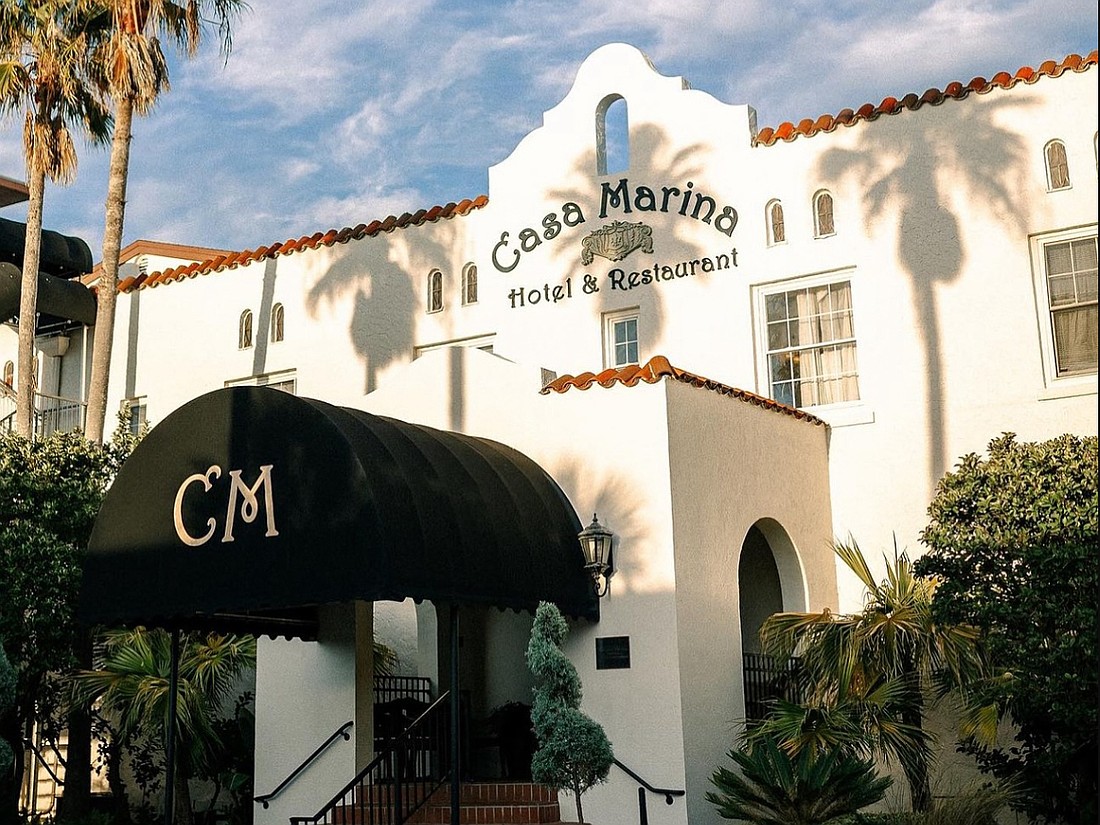 The Casa Marina Hotel & Restaurant at 691 First St. N. in Jacksonville Beach.