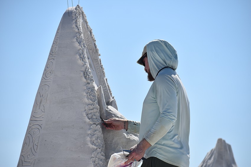 Dean Arscott works on 