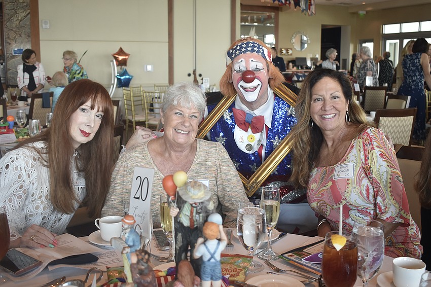 Candice Sabatini, Gabi Wagner, Chuck Sidlow (Chucko the All American Clown) and Susan Bonomi