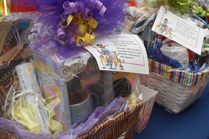 A raffle was one of the features of the luncheon.