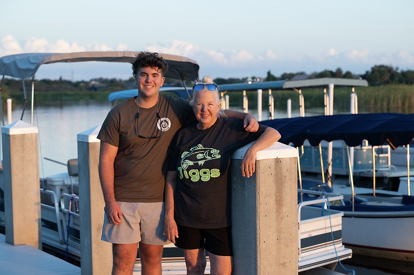 Denise Kleiner with her grandson James Kleiner.
