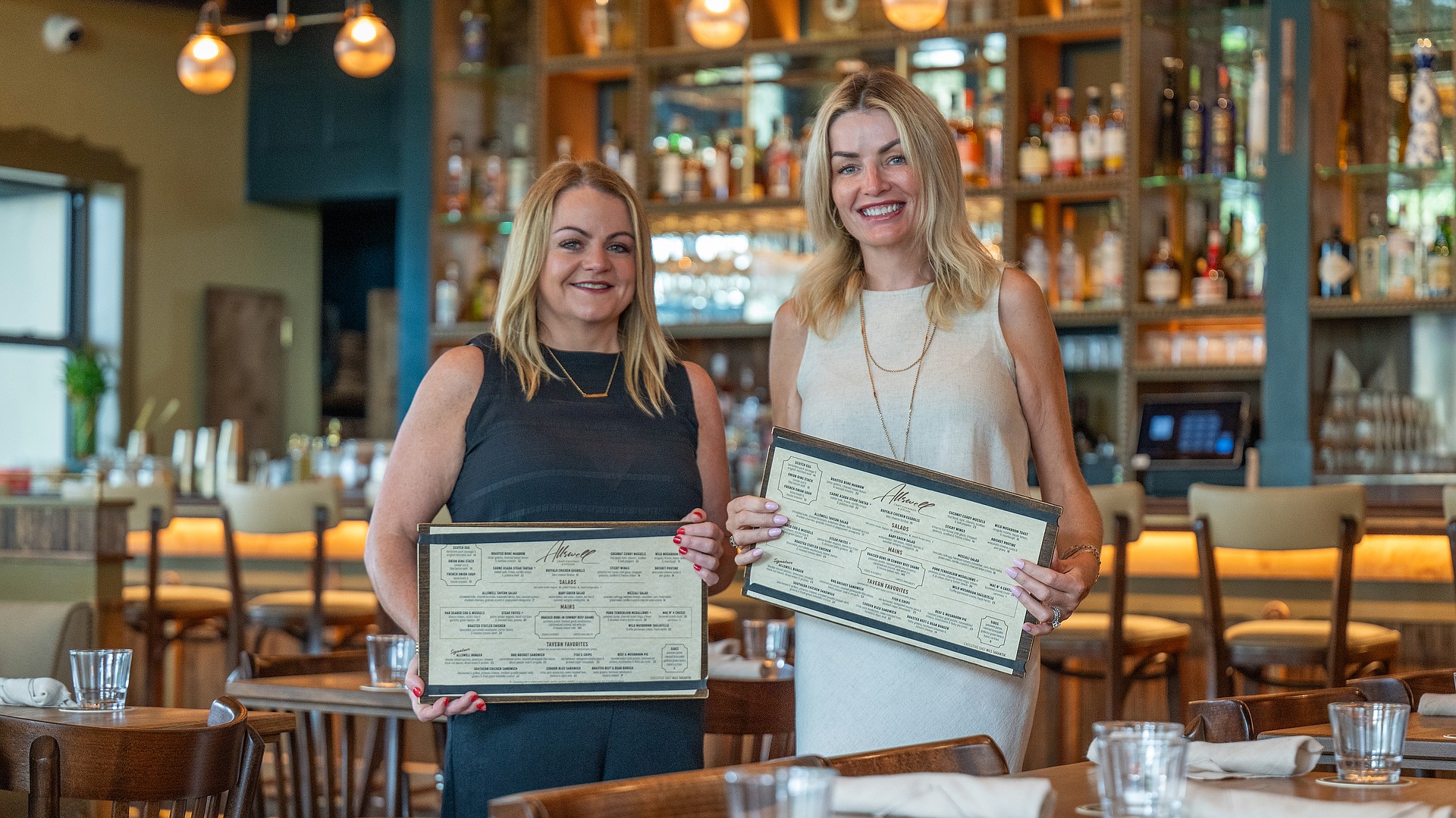 Vicky Henderson and Tory Delaney at Allswell