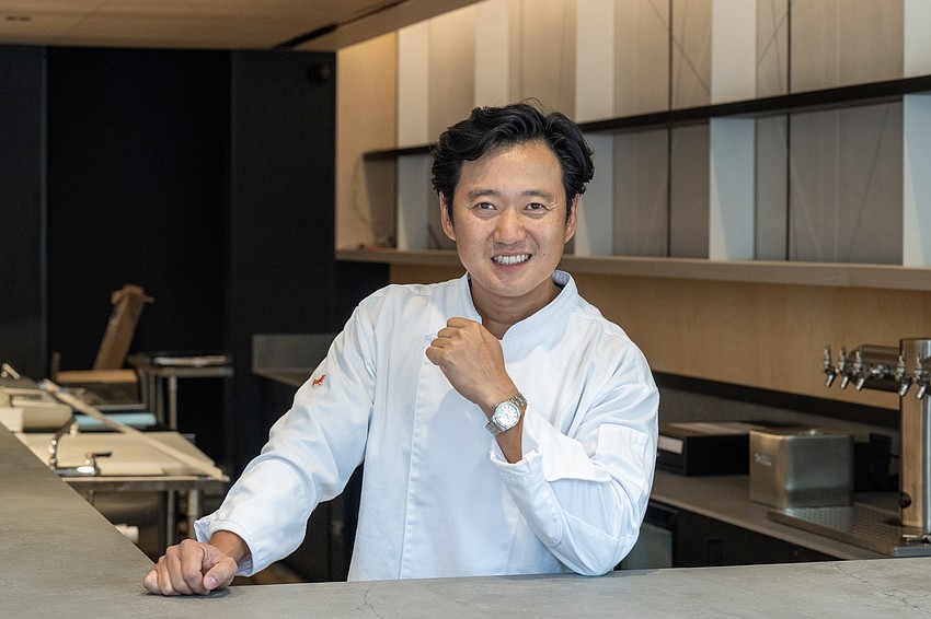 Restaurateur and chef Daniel Dokko inside his newest venture, Kuro Sushi, on Main Street in Lakewood Ranch — his latest evolution after Kore Steakhouse and JPan Sushi & Grill.