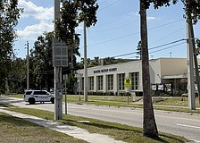 SPD closed traffic outside Sarasota Military Academy Tuesday after a suspicious package was reported.