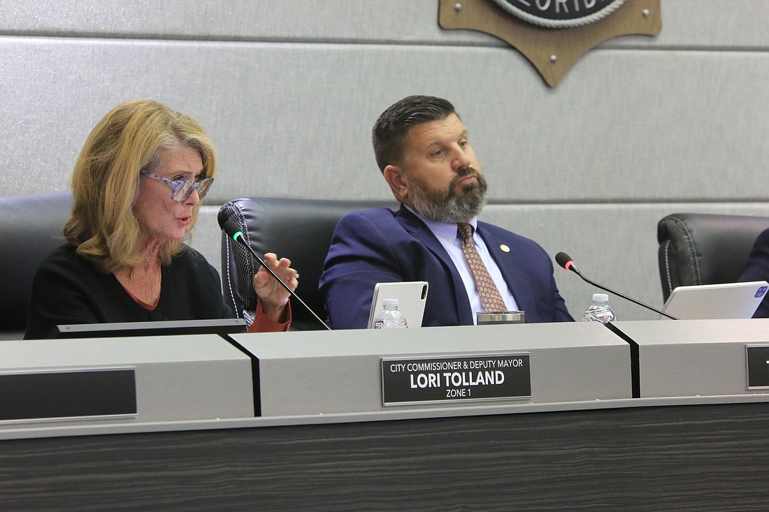 Ormond Beach Commissioner Travis Sargent (right). Photo by Sierra Williams