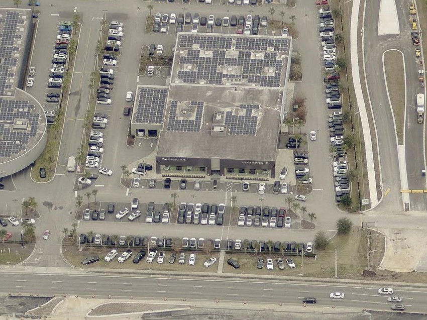 Fields Auto Group intends to start a Rolls-Royce dealership at 11217 Atlantic Blvd. next to its Land Rover of Jacksonville location in the building space, left, that previously was its Jaguar showroom.