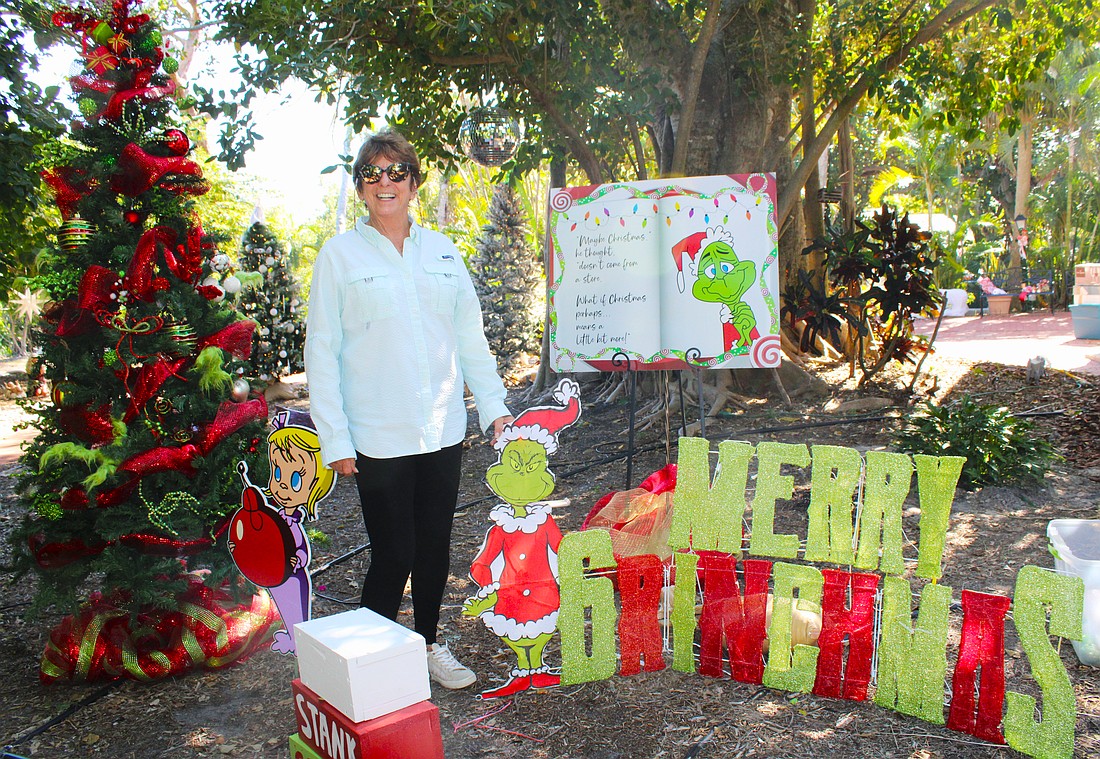 Lesley Rife, one of this year's organizers of Christmas in the Garden, said visitors have plenty to look forward to at this year's festivities, which start Nov. 30 at the Longboat Island Chapel garden.