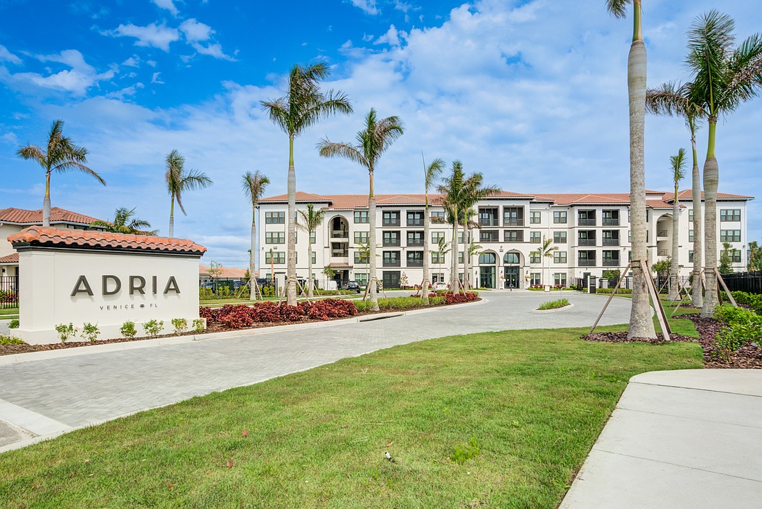 Adria is at 604 Vistera Blvd. in Venice.