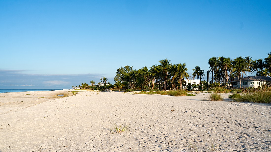 The beach parallel to Gulfside Road south of the Ohana seawall recently underwent a $2.8 million interim beach renourishment project which wrapped up in February.