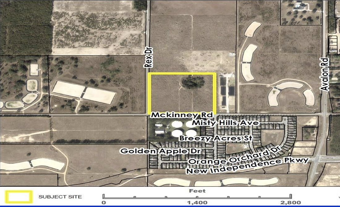 Discovery Church was gifted 19.97 acres on the northeast corner of McKinney Road and Rex Drive, west of Avalon Road and east of the Lake County line.