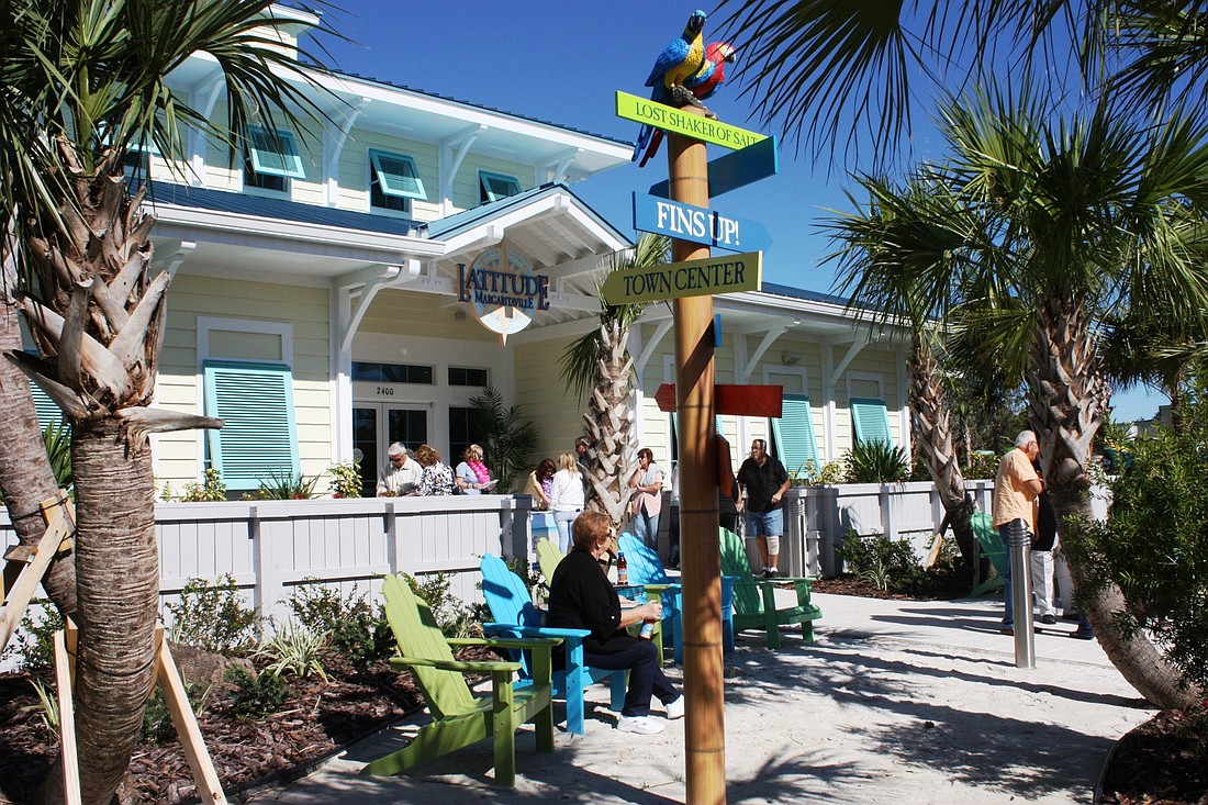The Latitude Margaritaville sales office. File photo by Wayne Grant