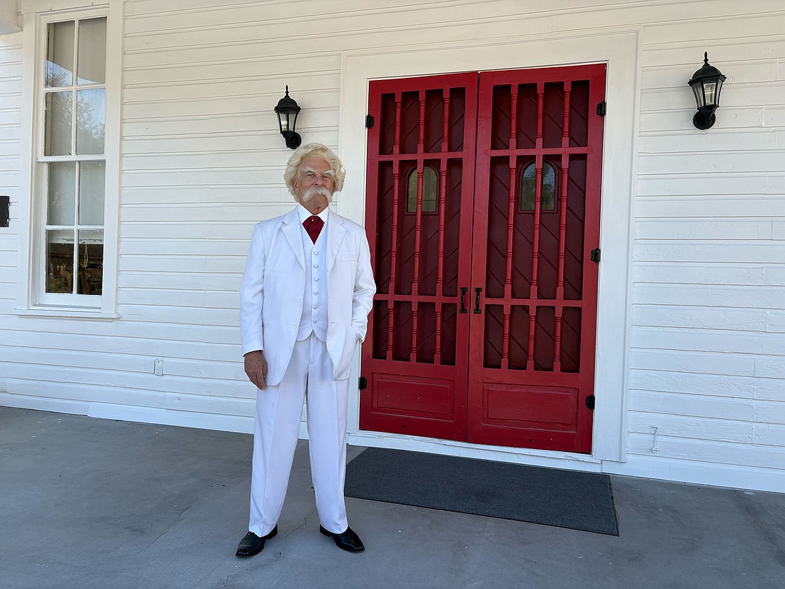 Sarasota actor Alan Kitty is launching a Mark Twain Festival at the Crocker Memorial Church, home of the Sarasota Historical Society, in Pioneer Park.
