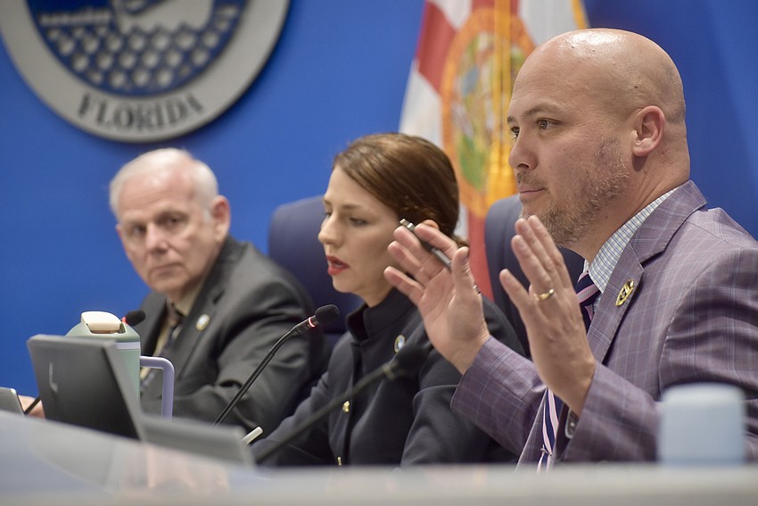 Commissioners Bob McCann, Amanda Ballard and Jason Bearden are in favor of the curfew.