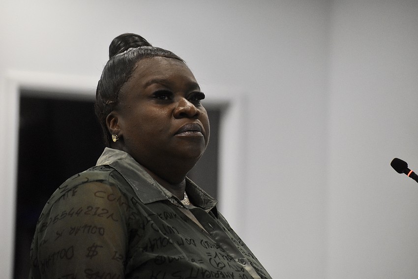 Tracey Washington, president of the Manatee County NAACP, says there wasn't enough community input before commissioners voted on a curfew.