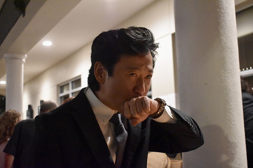 Daniel Dokko enjoys a 