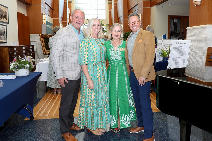 Todd Morton with co-chairs Kristin Morton and Kellie Menke and Todd Menke.