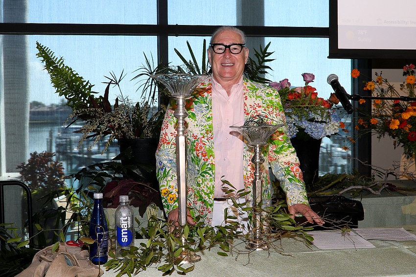 John Grady Burns was chosen as the special guest speaker for Flower Talk 2025 