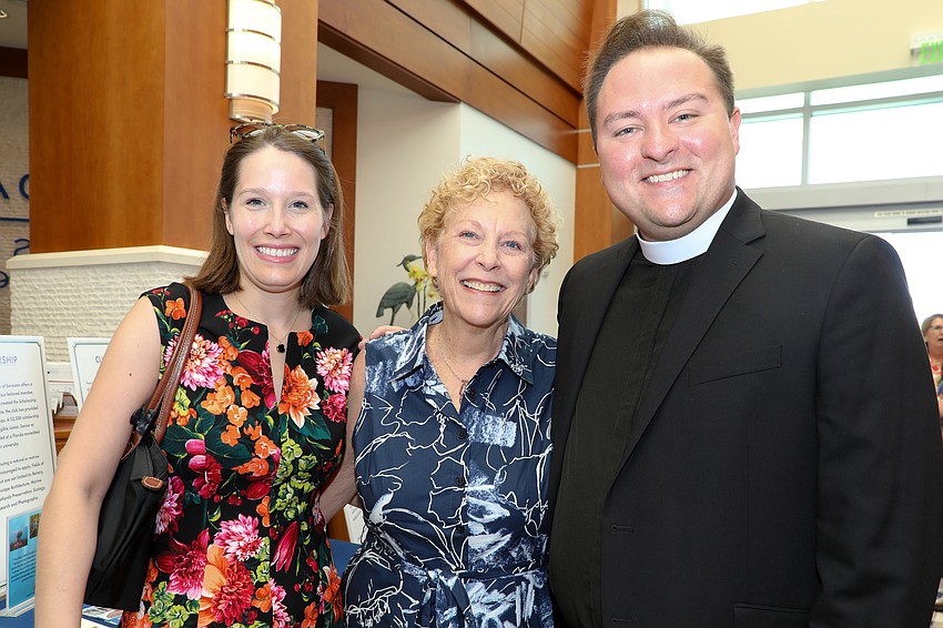 Grier Ferguson, Cady Ferguson and The Rev. Mason Waldhauser