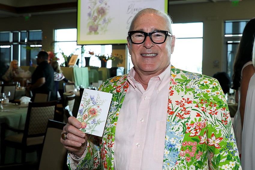 Speaker John Grady Burns from Natchez, Mississippi, chose a gentlemen's jacket based on the invitation design and what the co-chairs wore.
