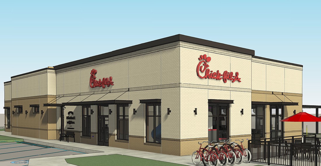 A 5,033-square-foot Chick-fil-A with a dual-drive-thru is planned 1.39 acres at 705 Duval Station Road.