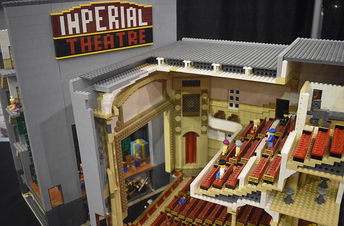 Mark Lorah created a Lego version of the Imperial Theatre in Augusta, Georgia.
