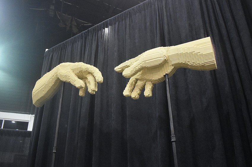 Mark Lorah replicated part of Michaelangelo's 