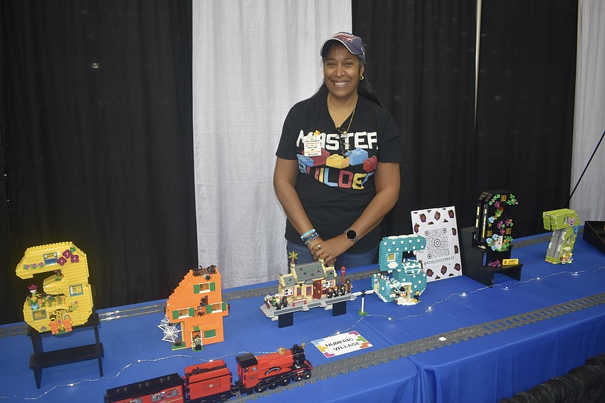 Mati Stack hopes that her numbers from zero to 9, which are differently themed and open to reveal playable environments inside, will become an official Lego set.