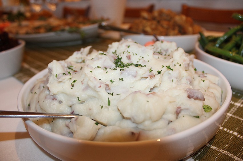 Why not just keep mashing those potatoes into potato pancakes?