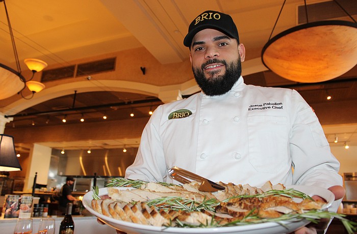 Brio Italian Grille Executive Chef Josué Pabellón learned about the best Thanksgiving Day leftovers by growing up in a family of chefs in Puerto Rico.