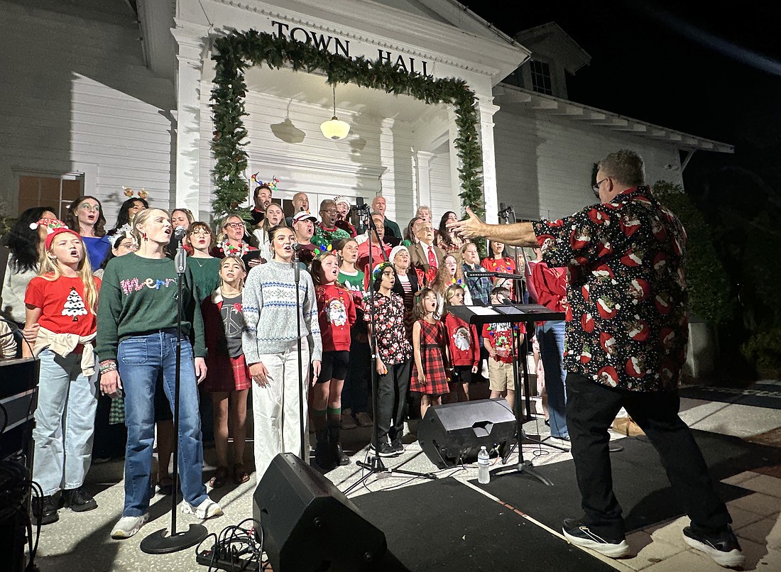 Family Church brought the holiday cheer through song.