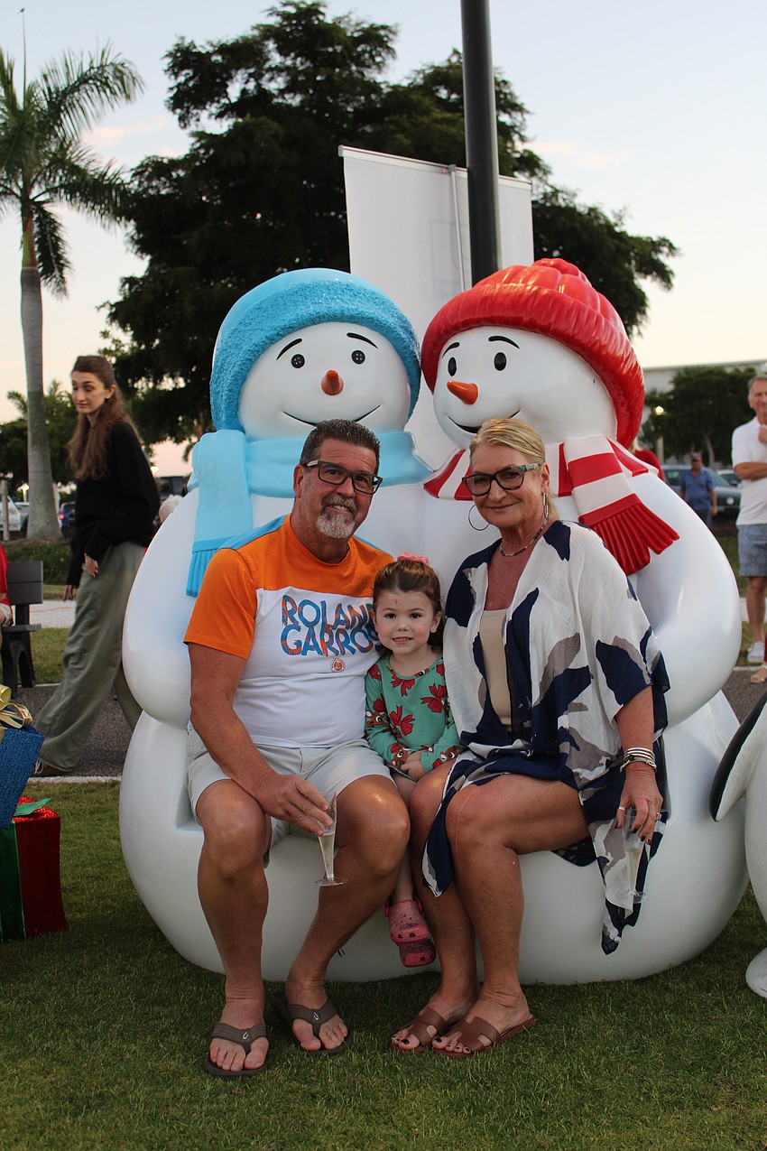 Brian, Linda and Nora Govoni are excited to ring in the holidays with family on Longboat Key this season. Nora is especially looking forward to celebrating her third birthday with everyone.