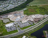 Construction on the Athletics and Aquatics Center is underway at Premier Sports Campus North.