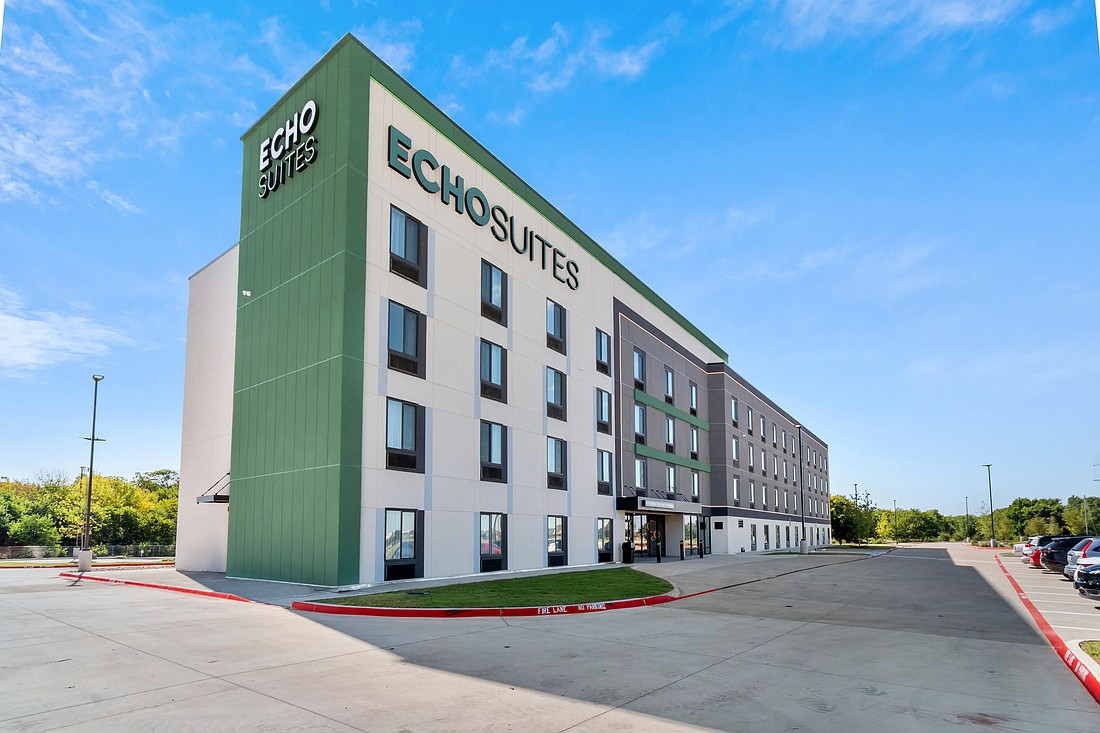 Echo Suites Extended Stay by Wyndham is exploring a location Northwest Jacksonville at northeast Interstate 295 and Suemac Road. The hotel pictured is in Dallas Plano/Richardson near Dallas Fort Worth International Airport.