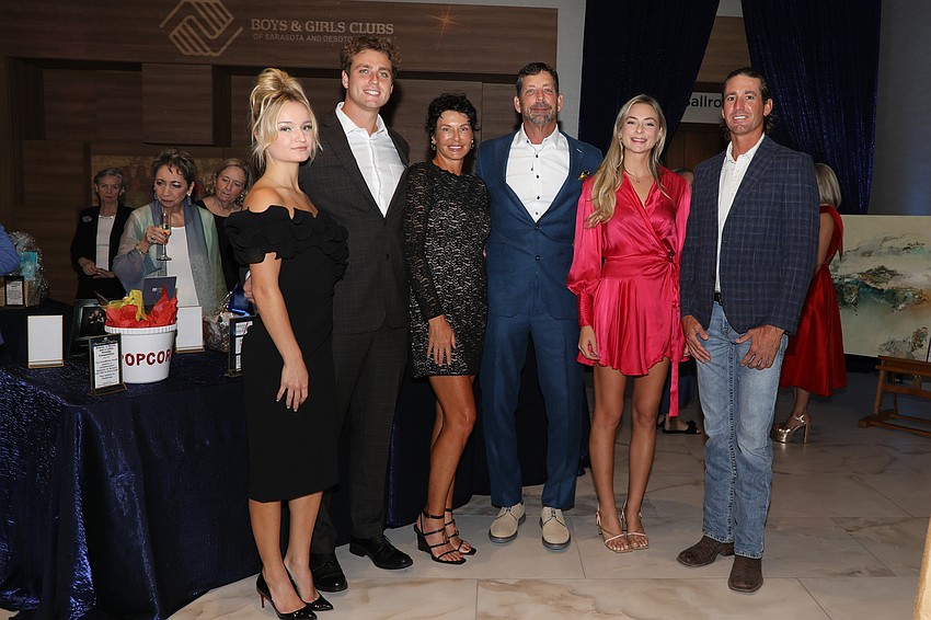 Brooke Edmunds, Grant, Carrie and Gilman Farley, Bailey Balderson and Terrence Mahoney