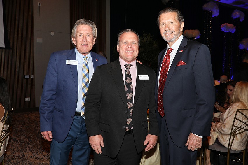 Mike Doyle, Bill Sadlo and Lee Wetherington together again in support of the Boys & Girls Clubs of Sarasota and DeSoto Counties.