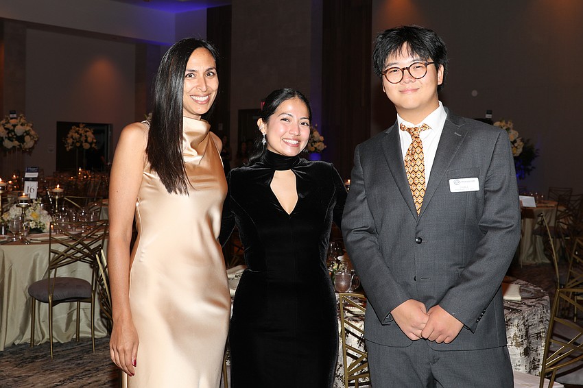 BCGC VP of Teen Initiatives Suriya Khong, Teen Program Director Liz Mena and Club Leader Jack L.