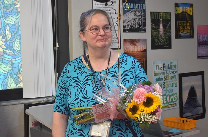 Over the past 25 years at Braden River Middle School, Kathleen Brown has taught sixth and seventh grade math, U.S. History, and Civics. Her principal,  Kimberlain Zenon, described her as a lifelong learner who is solution driven, tenacious, knowledgeable and collaborative.