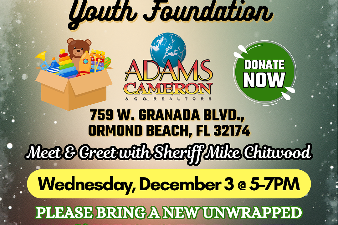Adams, Cameron and Co. Realtors hosting toy drive for Volusia Sheriff's Youth Foundation