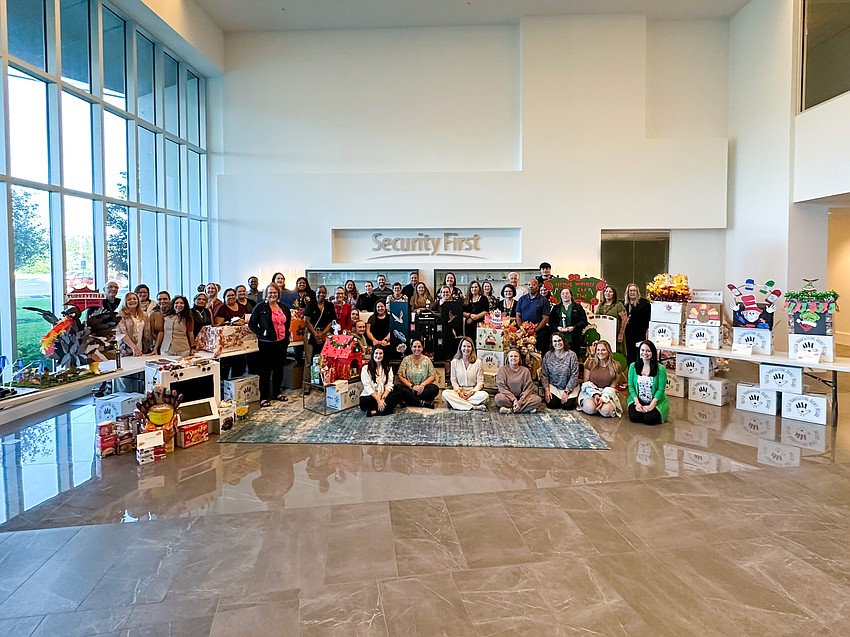 A total of 152 Security First employees participated in this year’s Giving Thanks decorating contest. Courtesy photo A total of 152 Security First employees participated in this year’s Giving Thanks decorating contest. Courtesy photo