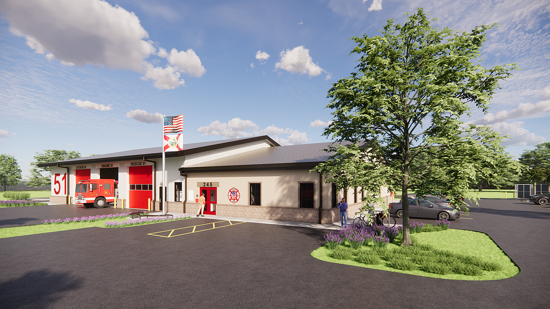 Flagler County is holding a groundbreaking for its new fire station in Bunnell on Dec. 8. Courtesy image