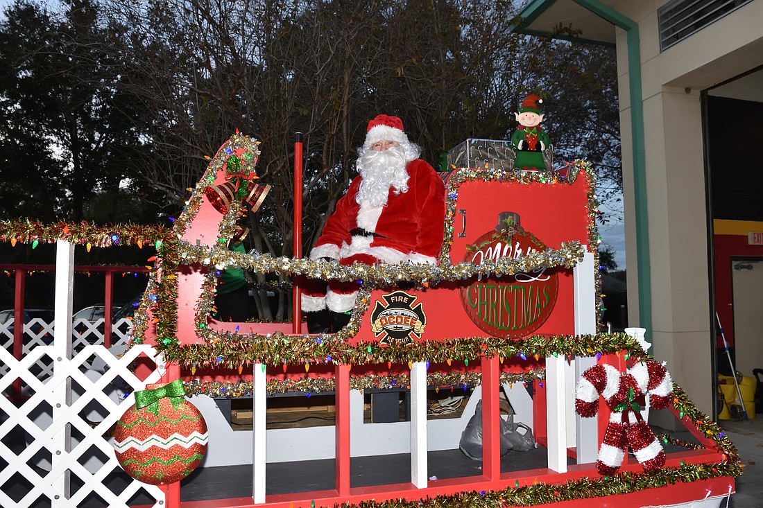 Santa brings joy to thousands of Ocoee residents each year with the help of the Ocoee Fire Department.