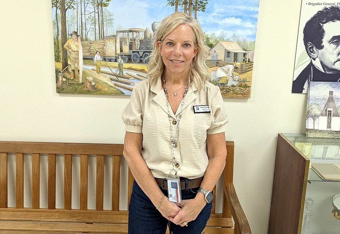 Flagler Schools' Susan Kennedy has been busy helping families navigate school choice. Photo by Brent Woronoff