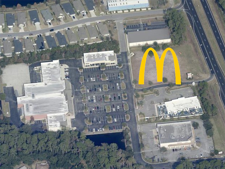 McDonald’s is planned at 240 Blackford Way in the Winn-Dixie-anchored Shores Village Plaza shopping center off U.S. 1 in St. Johns County.
