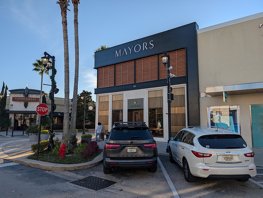 Mayors Jewelers at 4834 River City Drive, Unit 119. Mayors Jewelers at 4834 River City Drive, Unit 119.