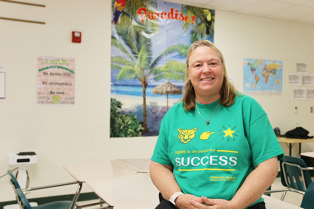 Ormond Beach Middle School's Nancy Parris says teaching is the most important profession